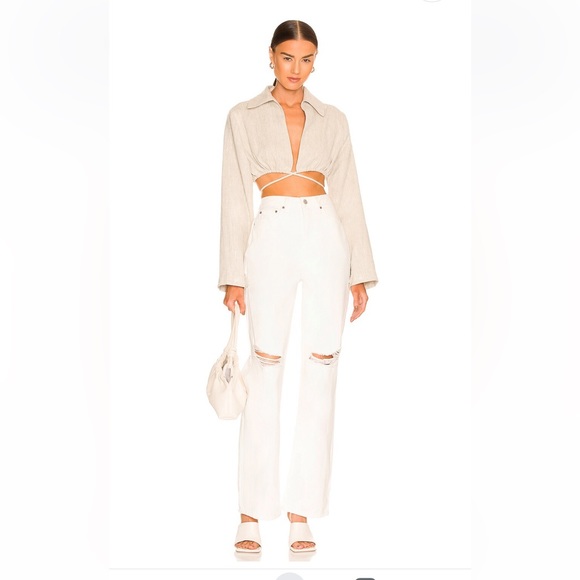 AFRM Denim - REVOLVE AFRM ODEN STRAIGHT JEANS IN BRIGHT WHITE 25